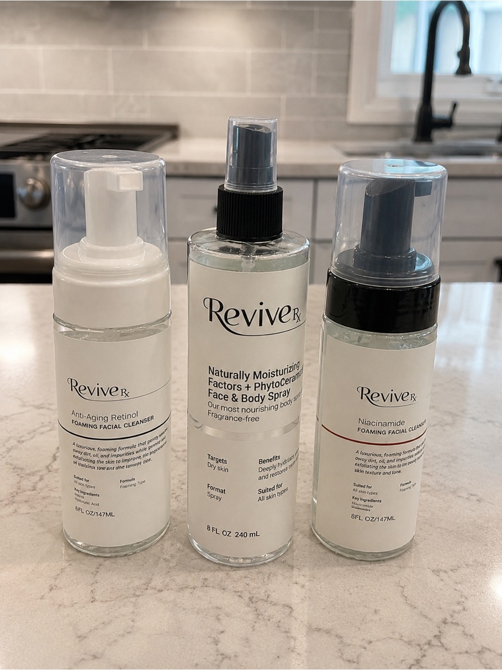 ReviveRx Skincare 3 Piece Set Brand New With Tags